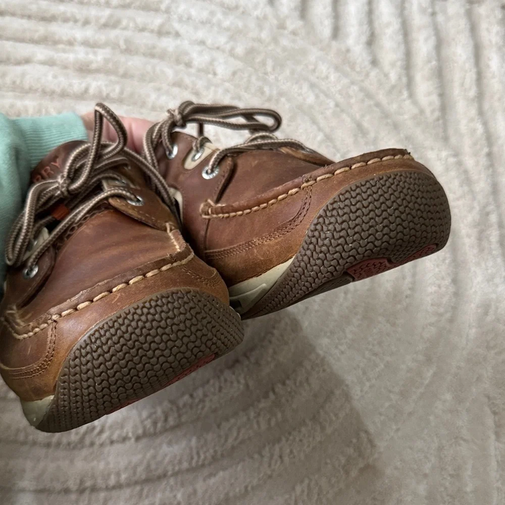 Sperry Men's Brown Leather Boat Shoes